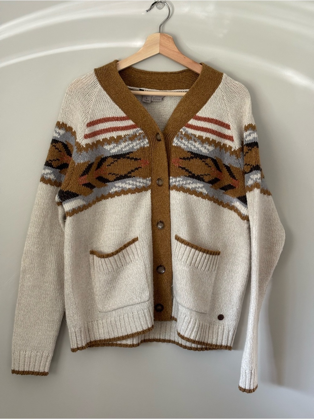 Royal Robbins Women's Mystic Cardigan | Acrylic + Merino Wool | Size Large